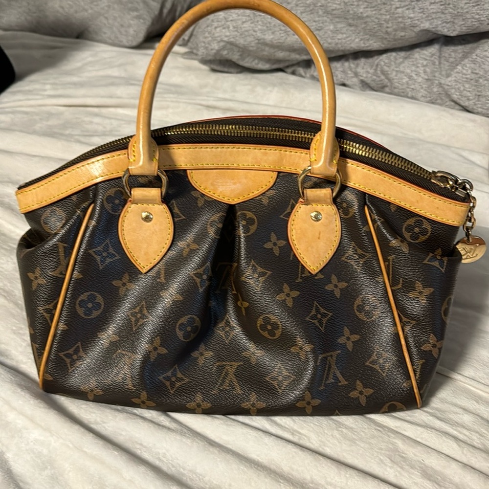 Louis Vuitton Tivoli PM Handbag Monogram Canvas PM Brown